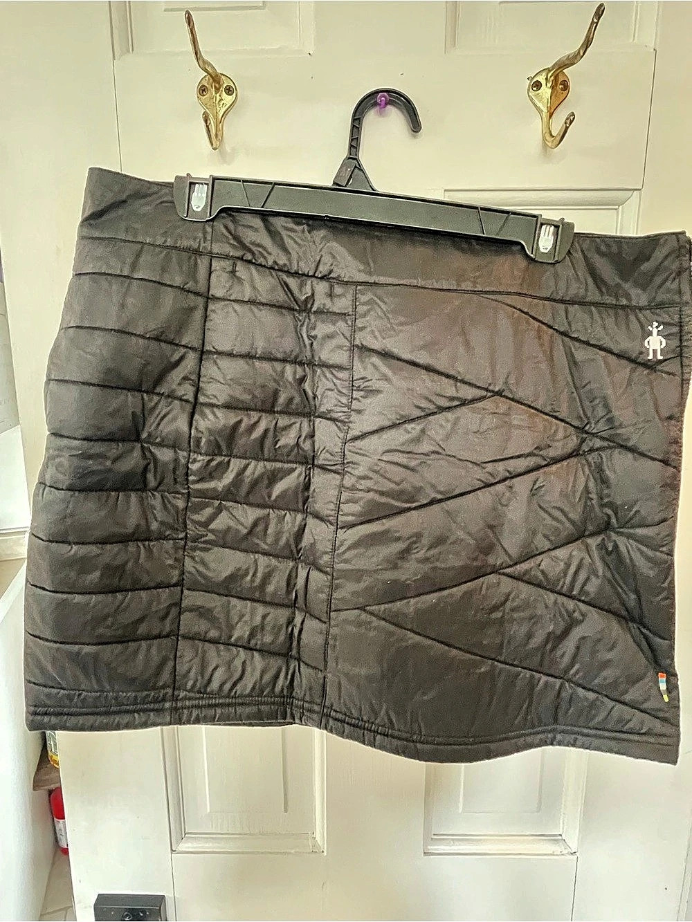 Smartwool Smartloft Zip Skirt Quilted Black Large